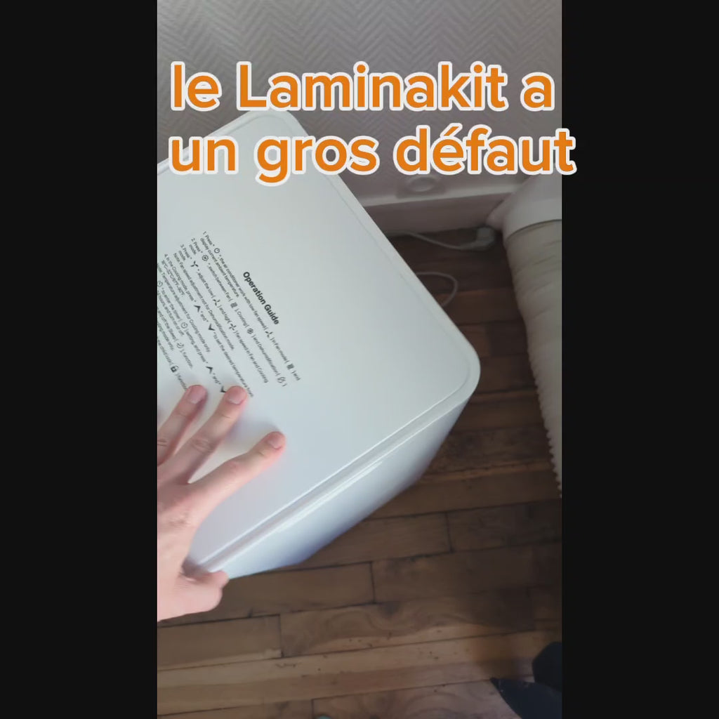 Kit Double Tuyau Climatiseur en angle Laminakit B1