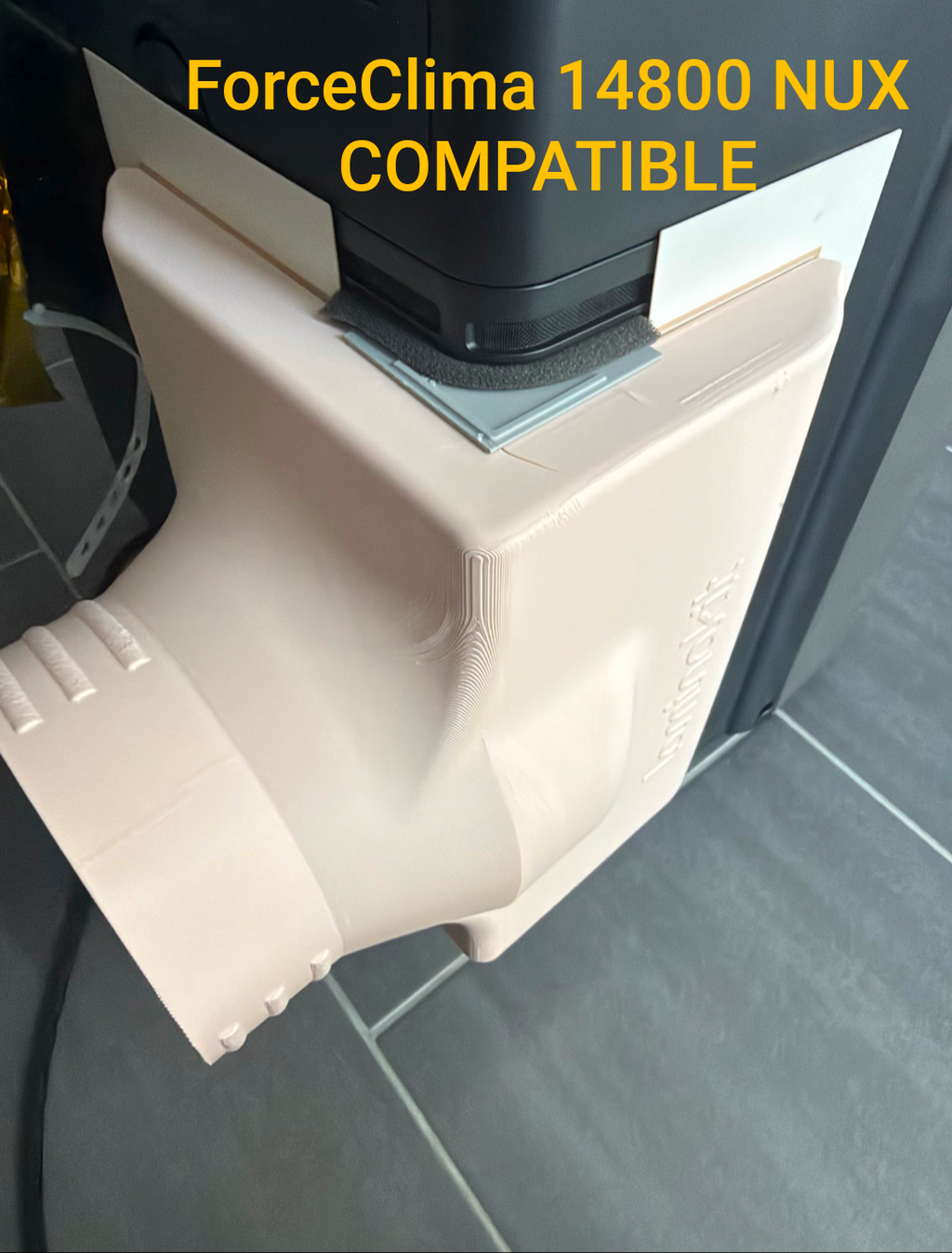 Kit Double Tuyau Climatiseur en angle Laminakit B1